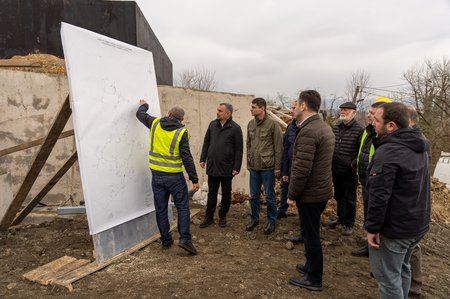 საქართველოს რეგიონული განვითარებისა და ინფრასტრუქტურის სამინისტროს გაერთიანებული წყალმომარაგების კომპანია წყალმომარაგების სისტემის მოწყობა-რეაბილიტაციის საპროექტო-სამშენებლო სამუშაოებს აწარმოებს